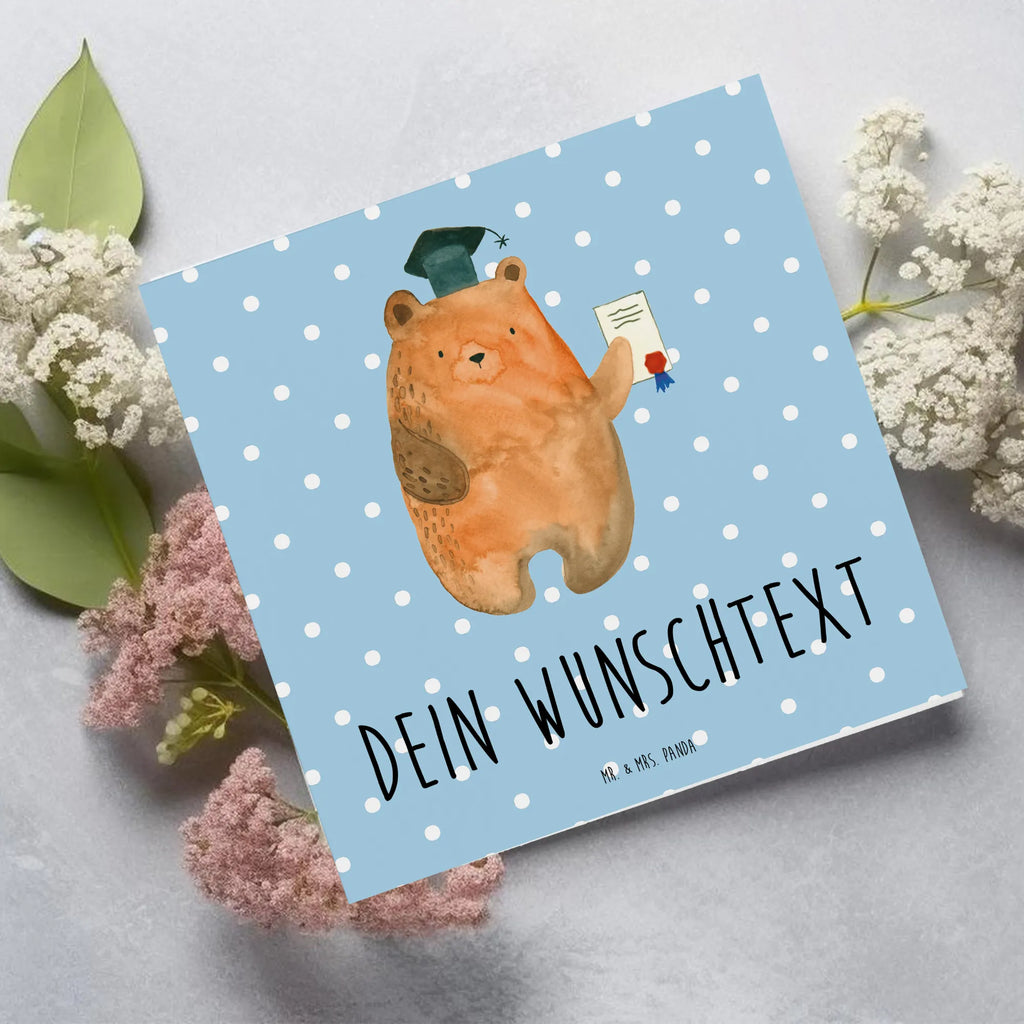 Personalized Deluxe Card bear Test Grußkarten personalisiert, Personalisiertere Klappkarte, Grußkarte mit persönlichen Nachrichten, Personalisierte Geburtstagskarte, Personalisierte Einladungskarte, Grußkarte mit Namen, Personalisierte Karte, Personalisierte Hochzeitskarte, Grußkarte als Geldgeschenk, Grußkarte selbst gestalten, Personalisierte Grußkarte, Personalisierte Glückwunschkarte, Grußkarte selber drucken, Bär, Teddy, Teddybär, Zeugnis, Abschlusszeugnis, Prüfung bestanden, Abitur, Prüfungen, Abschluss