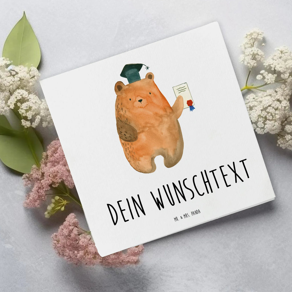 Personalized Deluxe Card bear Test Grußkarten personalisiert, Personalisiertere Klappkarte, Grußkarte mit persönlichen Nachrichten, Personalisierte Geburtstagskarte, Personalisierte Einladungskarte, Grußkarte mit Namen, Personalisierte Karte, Personalisierte Hochzeitskarte, Grußkarte als Geldgeschenk, Grußkarte selbst gestalten, Personalisierte Grußkarte, Personalisierte Glückwunschkarte, Grußkarte selber drucken, Bär, Teddy, Teddybär, Zeugnis, Abschlusszeugnis, Prüfung bestanden, Abitur, Prüfungen, Abschluss