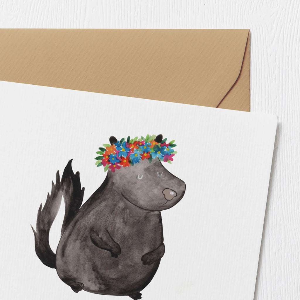 Personalisierte Deluxe Karte Stinktier Mädchen Personalisierte Grußkarte, Grußkarte mit Namen, Personalisierte Einladungskarte, Grußkarten personalisiert, Personalisierte Karte, Personalisierte Geburtstagskarte, Grußkarte selbst gestalten, Personalisierte Glückwunschkarte, Grußkarte selber drucken, Grußkarte als Geldgeschenk, Grußkarte mit persönlichen Nachrichten, Personalisierte Hochzeitskarte, Personalisiertere Klappkarte, Stinktier, Skunk, Yoga, Namaste, Raubtier, Stinker, Stinki, Wildtier