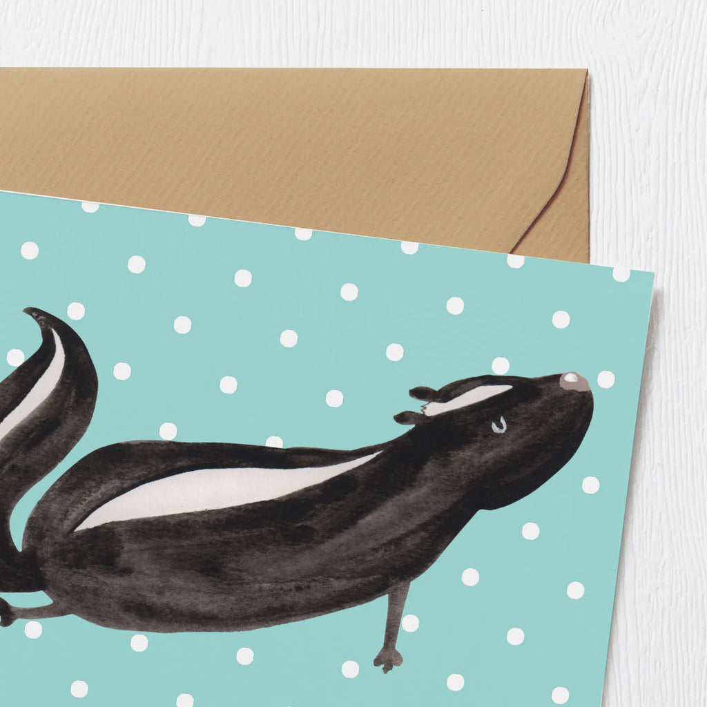 Personalized Deluxe Card skunk yoga Grußkarte selbst gestalten, Personalisierte Hochzeitskarte, Personalisierte Glückwunschkarte, Personalisierte Einladungskarte, Personalisierte Grußkarte, Grußkarte mit Namen, Grußkarte als Geldgeschenk, Grußkarten personalisiert, Personalisiertere Klappkarte, Grußkarte mit persönlichen Nachrichten, Grußkarte selber drucken, Personalisierte Karte, Personalisierte Geburtstagskarte, Stinktier, Skunk, Wildtier, Yoga, Lebe, Raubtier, Liebe, Namaste, Stinki, Lache, Stinker