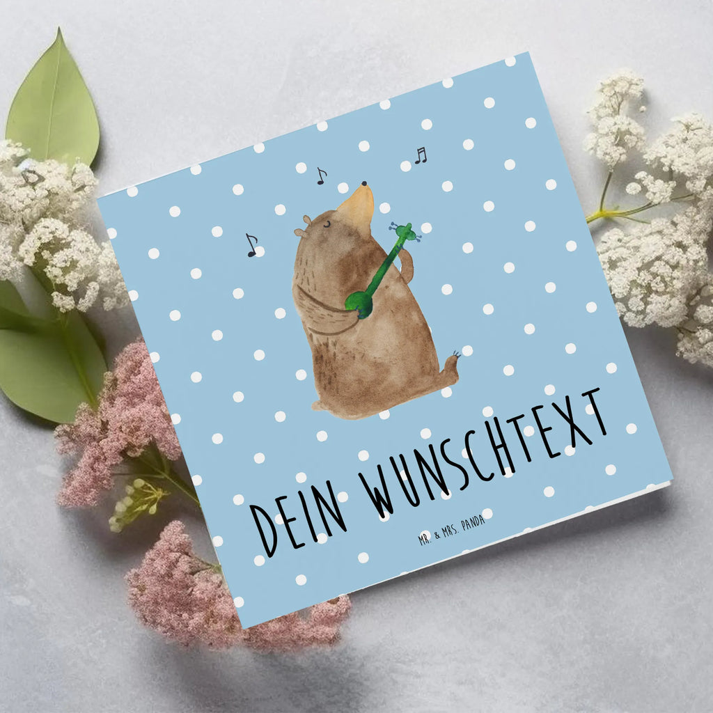 Personalized Deluxe Card bear song Personalisierte Einladungskarte, Grußkarte selbst gestalten, Grußkarte selber drucken, Grußkarte mit Namen, Personalisiertere Klappkarte, Personalisierte Karte, Personalisierte Hochzeitskarte, Grußkarte mit persönlichen Nachrichten, Grußkarte als Geldgeschenk, Personalisierte Glückwunschkarte, Grußkarten personalisiert, Personalisierte Grußkarte, Personalisierte Geburtstagskarte, Bär, Teddy, Teddybär, Partner, Liebeslied, Geschenk, Liebe, Valentine, Bärchen, Bear, Spruch, Song, Freundin, Frau, Lied, Herz, Valentinstag