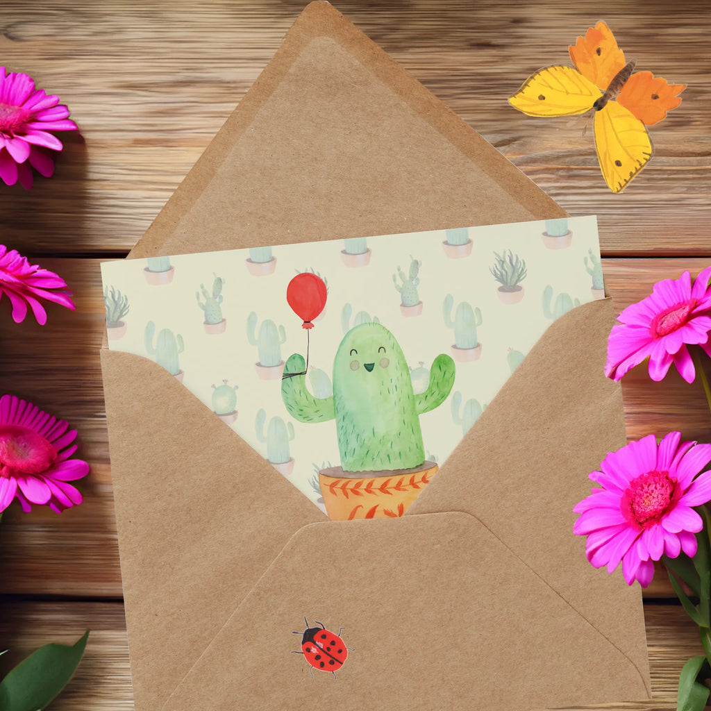 Personalisierte Deluxe Karte Kaktus Luftballon Personalisierte Glückwunschkarte, Personalisierte Grußkarte, Personalisiertere Klappkarte, Personalisierte Karte, Personalisierte Hochzeitskarte, Personalisierte Geburtstagskarte, Grußkarte als Geldgeschenk, Grußkarte selbst gestalten, Grußkarte selber drucken, Grußkarten personalisiert, Grußkarte mit persönlichen Nachrichten, Personalisierte Einladungskarte, Grußkarte mit Namen, Kaktus, Kakteen, Neustart, Freude, Büro, Ausbildung, Freundin, Büroalltag, Prüfung, Freund, Luftballon, Stress