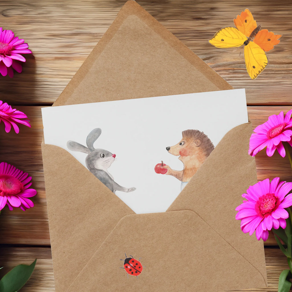 Personalized Deluxe Card Hare Hedgehog Personalisiertere Klappkarte, Personalisierte Glückwunschkarte, Grußkarten personalisiert, Personalisierte Einladungskarte, Grußkarte selbst gestalten, Personalisierte Geburtstagskarte, Personalisierte Grußkarte, Grußkarte selber drucken, Grußkarte als Geldgeschenk, Personalisierte Karte, Personalisierte Hochzeitskarte, Grußkarte mit Namen, Grußkarte mit persönlichen Nachrichten, Tiermotive, Gute Laune, lustige Sprüche, Tiere, Trennungsschmerz, Igel, Igel und Hase, Liebe Spruch, Spruch romantisch, Herzschmerz, Hase, Liebeskummer Geschenk, Trösten