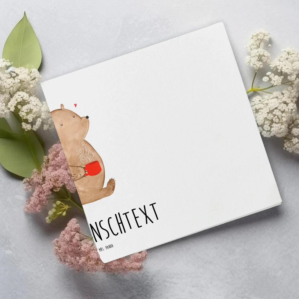 Personalized Deluxe Card bear Coffee Grußkarten personalisiert, Personalisierte Hochzeitskarte, Grußkarte mit persönlichen Nachrichten, Personalisierte Grußkarte, Personalisiertere Klappkarte, Grußkarte mit Namen, Personalisierte Geburtstagskarte, Personalisierte Glückwunschkarte, Personalisierte Karte, Grußkarte selber drucken, Personalisierte Einladungskarte, Grußkarte selbst gestalten, Grußkarte als Geldgeschenk, Bär, Teddy, Teddybär, Kaffee, Bären, Motivation, Welt erobern, guten Morgen, Coffee, Morgenroutine, Welt retten