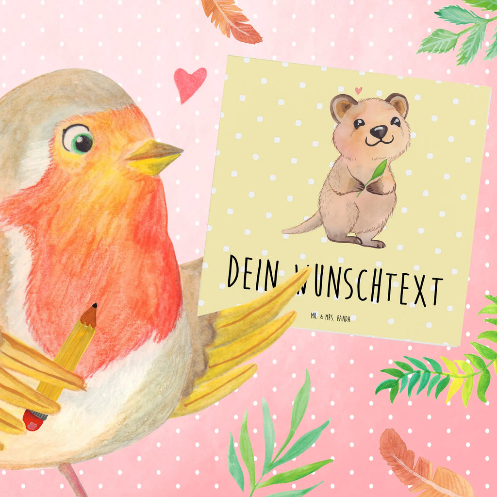 Personalized Deluxe Card Quokka Happy Grußkarte selber drucken, Personalisierte Grußkarte, Personalisierte Karte, Grußkarten personalisiert, Grußkarte mit persönlichen Nachrichten, Personalisierte Geburtstagskarte, Personalisierte Hochzeitskarte, Grußkarte selbst gestalten, Personalisiertere Klappkarte, Personalisierte Einladungskarte, Grußkarte mit Namen, Personalisierte Glückwunschkarte, Grußkarte als Geldgeschenk, Tiermotive, Gute Laune, lustige Sprüche, Tiere, Niedliches Tier, Lustiger Spruch, Quokka, Aufschieberitis, Verschieben, Dinge erledigen
