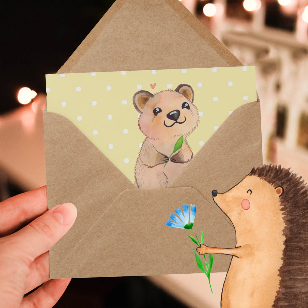 Personalized Deluxe Card Quokka Happy Grußkarte selber drucken, Personalisierte Grußkarte, Personalisierte Karte, Grußkarten personalisiert, Grußkarte mit persönlichen Nachrichten, Personalisierte Geburtstagskarte, Personalisierte Hochzeitskarte, Grußkarte selbst gestalten, Personalisiertere Klappkarte, Personalisierte Einladungskarte, Grußkarte mit Namen, Personalisierte Glückwunschkarte, Grußkarte als Geldgeschenk, Tiermotive, Gute Laune, lustige Sprüche, Tiere, Niedliches Tier, Lustiger Spruch, Quokka, Aufschieberitis, Verschieben, Dinge erledigen