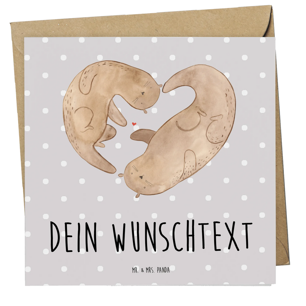 Personalized Deluxe Card otter Heart Grußkarten personalisiert, Personalisierte Hochzeitskarte, Grußkarte selber drucken, Grußkarte als Geldgeschenk, Personalisierte Karte, Personalisierte Geburtstagskarte, Grußkarte mit persönlichen Nachrichten, Personalisiertere Klappkarte, Personalisierte Glückwunschkarte, Grußkarte mit Namen, Grußkarte selbst gestalten, Personalisierte Grußkarte, Personalisierte Einladungskarte, Otter, Fischotter, Seeotter, Verlobung, Bessere Hälfte, Love you, gemeinsames Leben, Liebesbeweis, Hochzeitstag, Herz, Liebesgeschenk, Jahrestag, Liebe