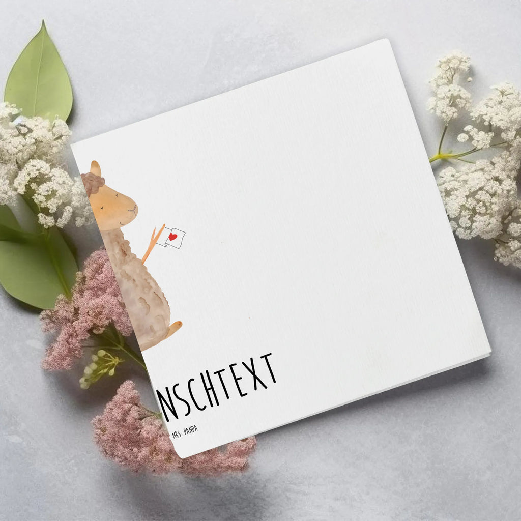 Personalized Deluxe Card alpaca banner Personalisiertere Klappkarte, Grußkarte mit persönlichen Nachrichten, Personalisierte Karte, Grußkarte selbst gestalten, Personalisierte Hochzeitskarte, Grußkarte mit Namen, Personalisierte Geburtstagskarte, Grußkarten personalisiert, Grußkarte als Geldgeschenk, Personalisierte Grußkarte, Personalisierte Einladungskarte, Grußkarte selber drucken, Personalisierte Glückwunschkarte, Alpaka, Lama, Liebe, Lamas, Alpakas
