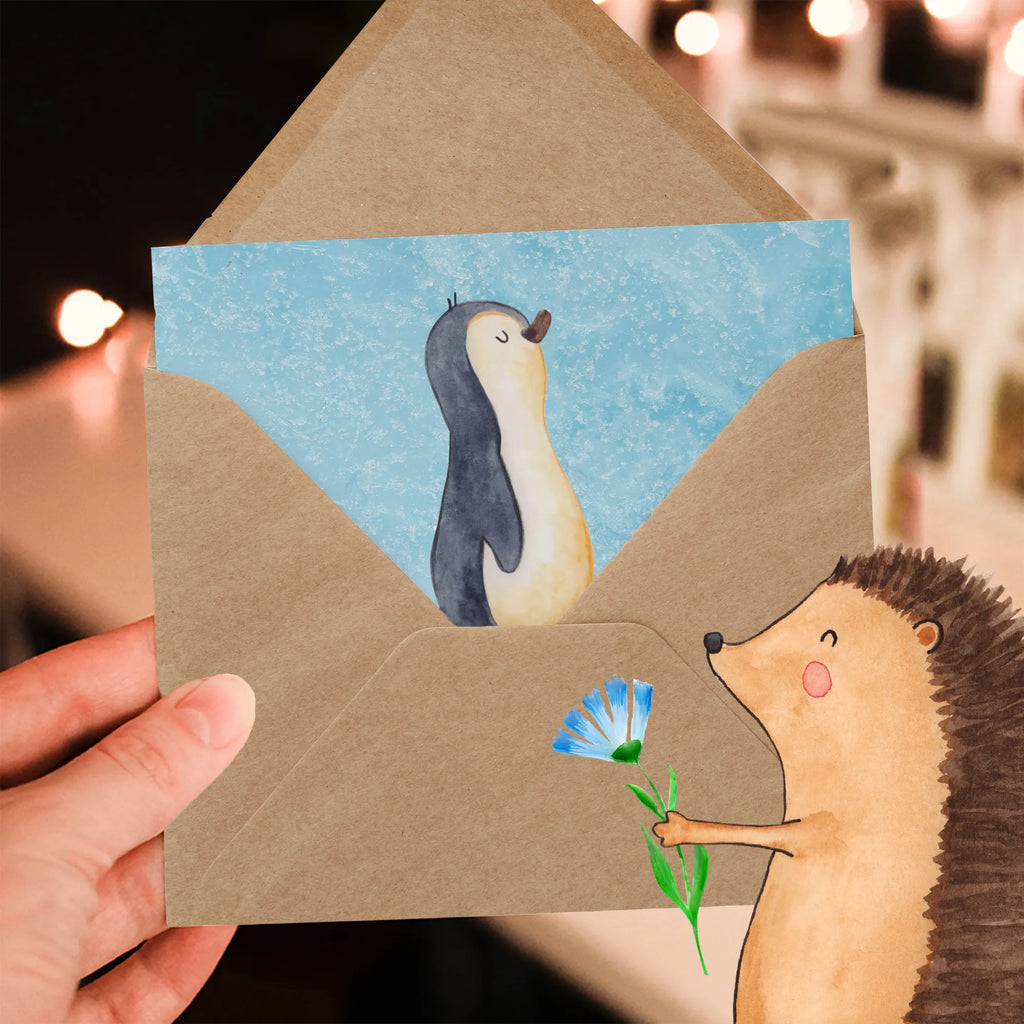 Personalized Deluxe Card Penguin march Grußkarte mit persönlichen Nachrichten, Grußkarte als Geldgeschenk, Grußkarte selbst gestalten, Personalisierte Karte, Personalisierte Glückwunschkarte, Personalisierte Einladungskarte, Grußkarte mit Namen, Personalisierte Grußkarte, Personalisierte Hochzeitskarte, Personalisierte Geburtstagskarte, Personalisiertere Klappkarte, Grußkarte selber drucken, Grußkarten personalisiert, Pinguin, Schwester, Bruder, Pinguine, Frühaufsteher, Langschläfer, Familie