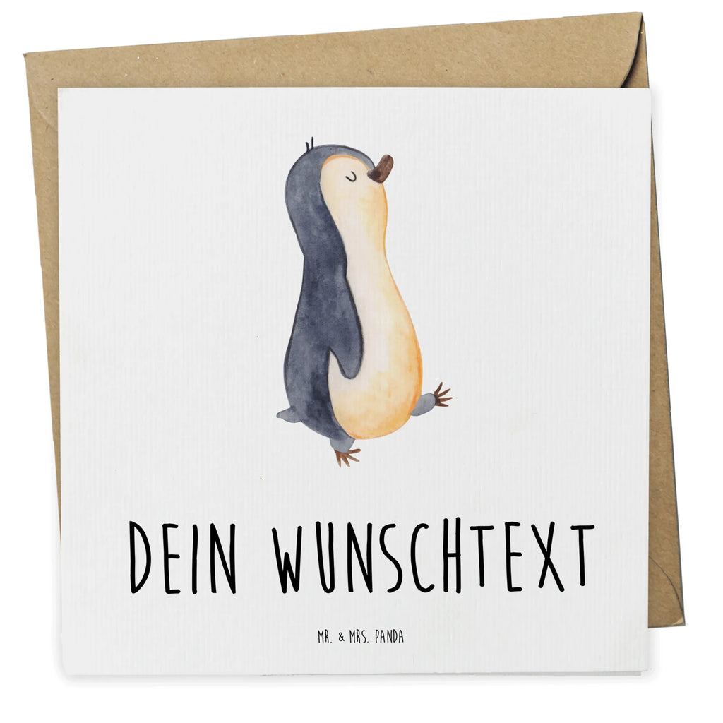 Personalized Deluxe Card Penguin march Grußkarte mit persönlichen Nachrichten, Grußkarte als Geldgeschenk, Grußkarte selbst gestalten, Personalisierte Karte, Personalisierte Glückwunschkarte, Personalisierte Einladungskarte, Grußkarte mit Namen, Personalisierte Grußkarte, Personalisierte Hochzeitskarte, Personalisierte Geburtstagskarte, Personalisiertere Klappkarte, Grußkarte selber drucken, Grußkarten personalisiert, Pinguin, Schwester, Bruder, Pinguine, Frühaufsteher, Langschläfer, Familie