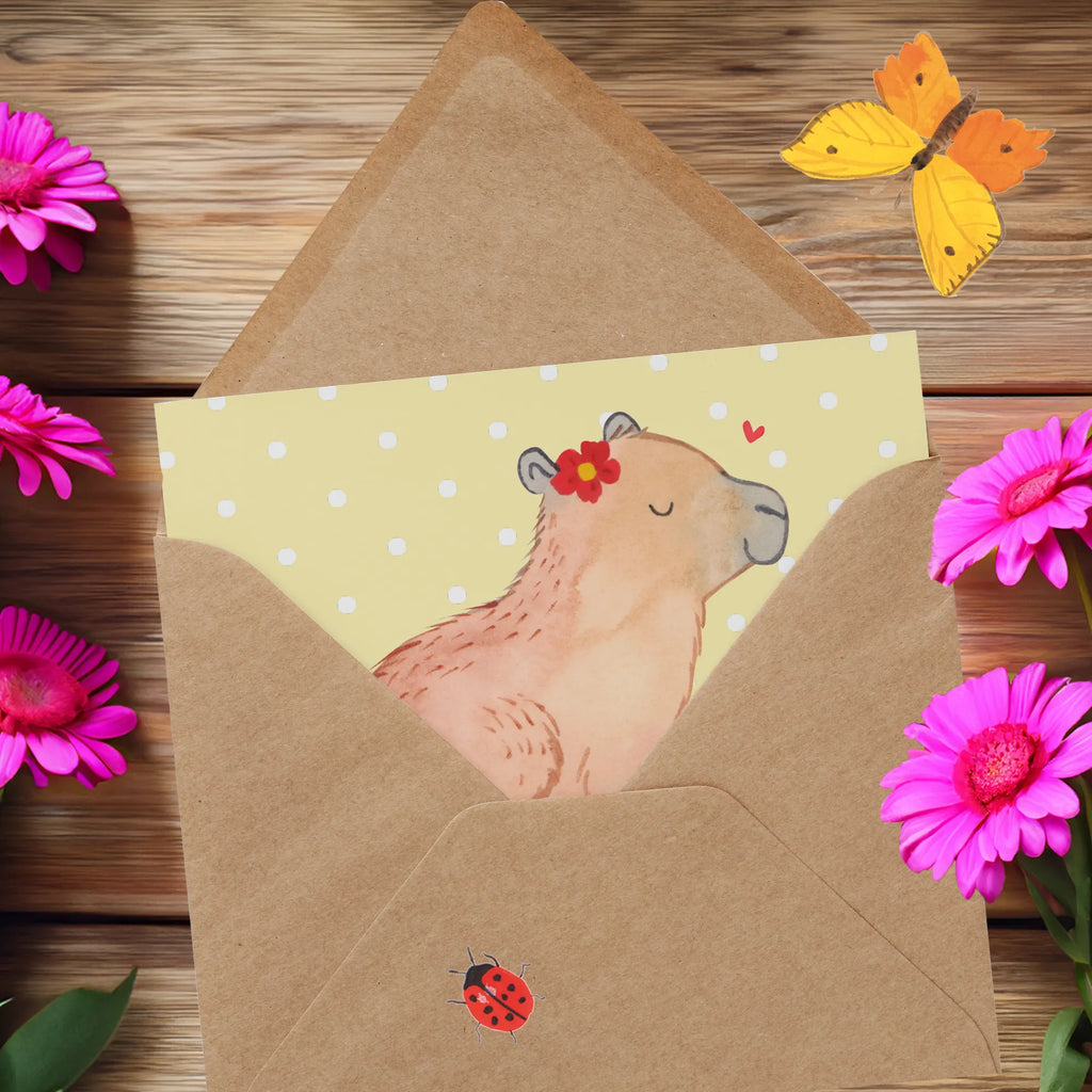 Personalized Deluxe Card Capybara flower Grußkarte selber drucken, Personalisierte Grußkarte, Personalisiertere Klappkarte, Grußkarte selbst gestalten, Personalisierte Hochzeitskarte, Grußkarten personalisiert, Grußkarte als Geldgeschenk, Grußkarte mit Namen, Personalisierte Glückwunschkarte, Grußkarte mit persönlichen Nachrichten, Personalisierte Geburtstagskarte, Personalisierte Einladungskarte, Personalisierte Karte, Tiermotive, Gute Laune, lustige Sprüche, Tiere, Capybara