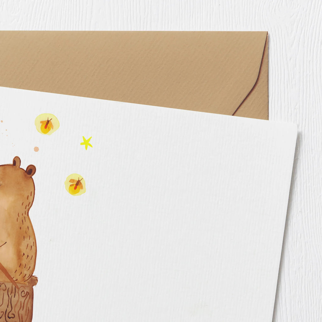 Personalized Deluxe Card Bear & Ladybird campfire Personalisierte Grußkarte, Grußkarte selbst gestalten, Personalisierte Einladungskarte, Personalisiertere Klappkarte, Grußkarten personalisiert, Personalisierte Geburtstagskarte, Grußkarte mit Namen, Personalisierte Karte, Grußkarte mit persönlichen Nachrichten, Grußkarte als Geldgeschenk, Personalisierte Hochzeitskarte, Personalisierte Glückwunschkarte, Grußkarte selber drucken, Bär, Teddy, Teddybär, Lagerfeuer