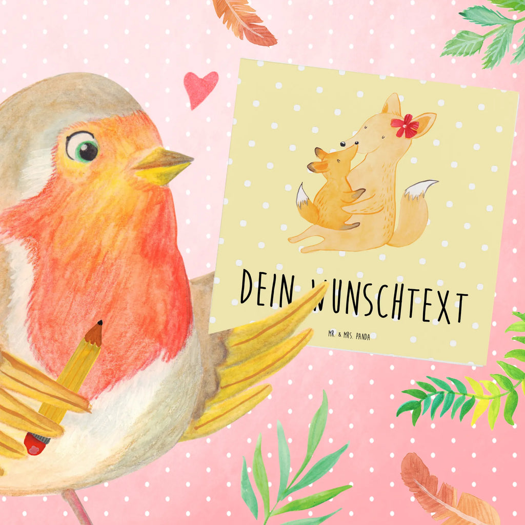 Personalisierte Deluxe Karte Fuchs Mama Personalisiertere Klappkarte, Personalisierte Einladungskarte, Personalisierte Glückwunschkarte, Grußkarten personalisiert, Personalisierte Grußkarte, Grußkarte mit Namen, Grußkarte selber drucken, Personalisierte Geburtstagskarte, Personalisierte Hochzeitskarte, Grußkarte mit persönlichen Nachrichten, Personalisierte Karte, Grußkarte als Geldgeschenk, Grußkarte selbst gestalten, Familie, Vatertag, Muttertag, Bruder, Schwester, Mama, Papa, Oma, Opa, Mutter, Tochter, Geschenk, Beste Tochter, Lieblingstochter