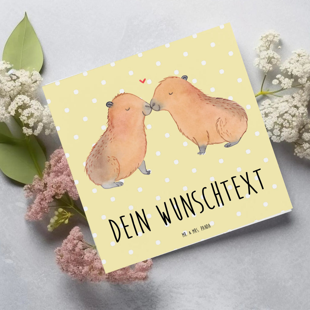 Personalized Deluxe Card Capybara love Personalisierte Karte, Personalisierte Glückwunschkarte, Grußkarten personalisiert, Grußkarte als Geldgeschenk, Grußkarte selbst gestalten, Personalisierte Geburtstagskarte, Personalisierte Hochzeitskarte, Personalisiertere Klappkarte, Personalisierte Einladungskarte, Grußkarte selber drucken, Grußkarte mit Namen, Personalisierte Grußkarte, Grußkarte mit persönlichen Nachrichten, Tiermotive, Gute Laune, lustige Sprüche, Tiere, Valentinstag, Ehejubiläum, Ich bin deins, Capybara, Beziehung, Kuschel Capybaras, Verschmolzen, Liebesspruch, Paar, Liebesbeweis, Romantisches Geschenk, Tierliebe, Herzlich, Handgezeichnet, verliebt, Jahrestag, Partnertiere, Geschenkidee, Liebe, Du bist meins