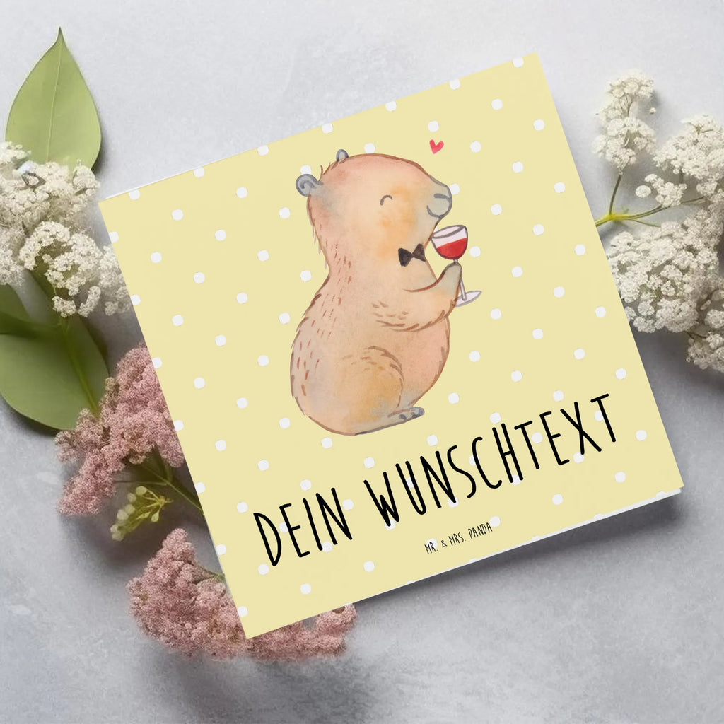 Personalized Deluxe Card Capybara wine Personalisiertere Klappkarte, Grußkarte mit persönlichen Nachrichten, Personalisierte Glückwunschkarte, Personalisierte Karte, Grußkarte selbst gestalten, Grußkarte selber drucken, Grußkarten personalisiert, Personalisierte Geburtstagskarte, Personalisierte Grußkarte, Grußkarte mit Namen, Personalisierte Hochzeitskarte, Personalisierte Einladungskarte, Grußkarte als Geldgeschenk, Tiermotive, Gute Laune, lustige Sprüche, Tiere, Weinliebhaber Geschenk, Heiterer Capybara, Adrette Tiere, Handgezeichnetes Capybara, Stilvolles Capybara, Geschenk für Weinkenner, Wein Spaßbild, Weintrinkendes Nagetier, Capybara Weinflasche, Capybara Kunstwerk, Panda Handzeichnung, Capybara Zeichnung, Liebe zum Wein Spruch
