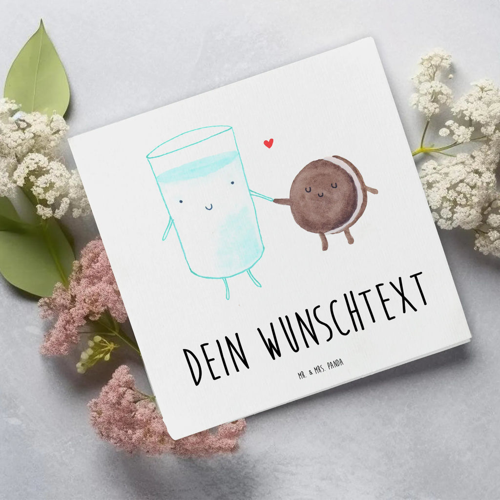 Personalisierte Deluxe Karte Milch Keks Personalisierte Einladungskarte, Personalisierte Karte, Grußkarte als Geldgeschenk, Grußkarte mit persönlichen Nachrichten, Grußkarten personalisiert, Grußkarte selbst gestalten, Grußkarte mit Namen, Personalisierte Glückwunschkarte, Personalisierte Geburtstagskarte, Grußkarte selber drucken, Personalisierte Hochzeitskarte, Personalisiertere Klappkarte, Personalisierte Grußkarte, Tiermotive, Gute Laune, lustige Sprüche, Tiere, Motiv süß, perfektes Paar, romantisch, Einladung Frühstück, Milch, Kekse, Kaffee, Keks, Cookie, Milk