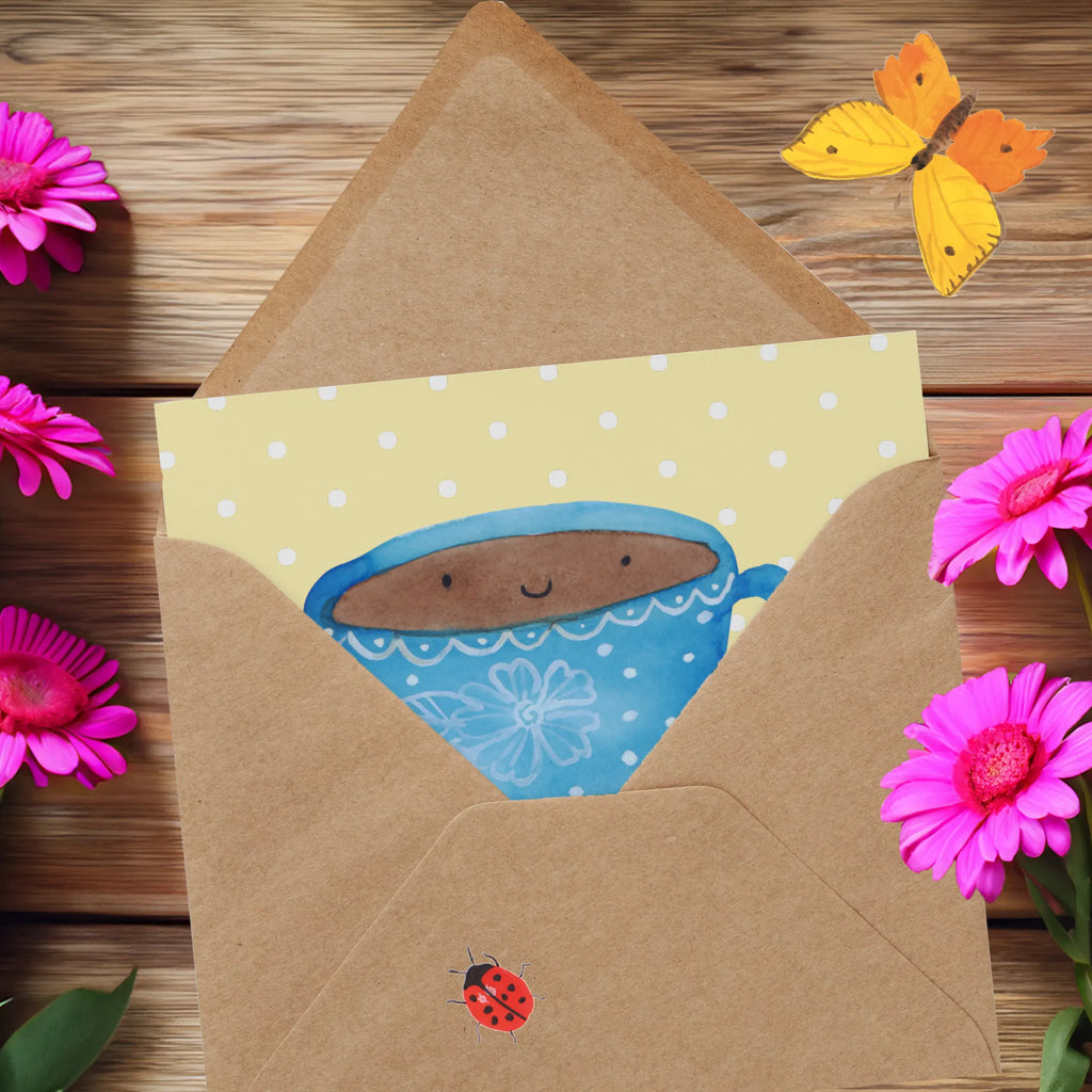 Personalisierte Deluxe Karte Kaffee Tasse Personalisierte Grußkarte, Personalisierte Einladungskarte, Grußkarte mit persönlichen Nachrichten, Grußkarten personalisiert, Grußkarte selbst gestalten, Personalisierte Geburtstagskarte, Grußkarte selber drucken, Personalisierte Karte, Personalisiertere Klappkarte, Personalisierte Hochzeitskarte, Grußkarte als Geldgeschenk, Grußkarte mit Namen, Personalisierte Glückwunschkarte, Tiermotive, Gute Laune, lustige Sprüche, Tiere, Genuss, Kaffee, Glücklich, Geschmack, Liebe, Tasse