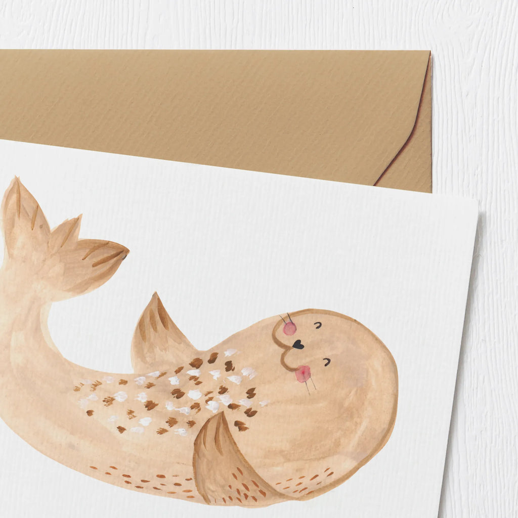 Personalized Deluxe Card seal Lay Personalisiertere Klappkarte, Grußkarte selber drucken, Personalisierte Grußkarte, Personalisierte Einladungskarte, Personalisierte Karte, Grußkarte selbst gestalten, Grußkarte mit persönlichen Nachrichten, Grußkarte mit Namen, Personalisierte Glückwunschkarte, Personalisierte Geburtstagskarte, Personalisierte Hochzeitskarte, Grußkarten personalisiert, Grußkarte als Geldgeschenk, Tiermotive, Gute Laune, lustige Sprüche, Tiere, Robbe, Robben, Meerestier, Ostsee, Seehund, Nordsee, Strand, Freude, Lachen