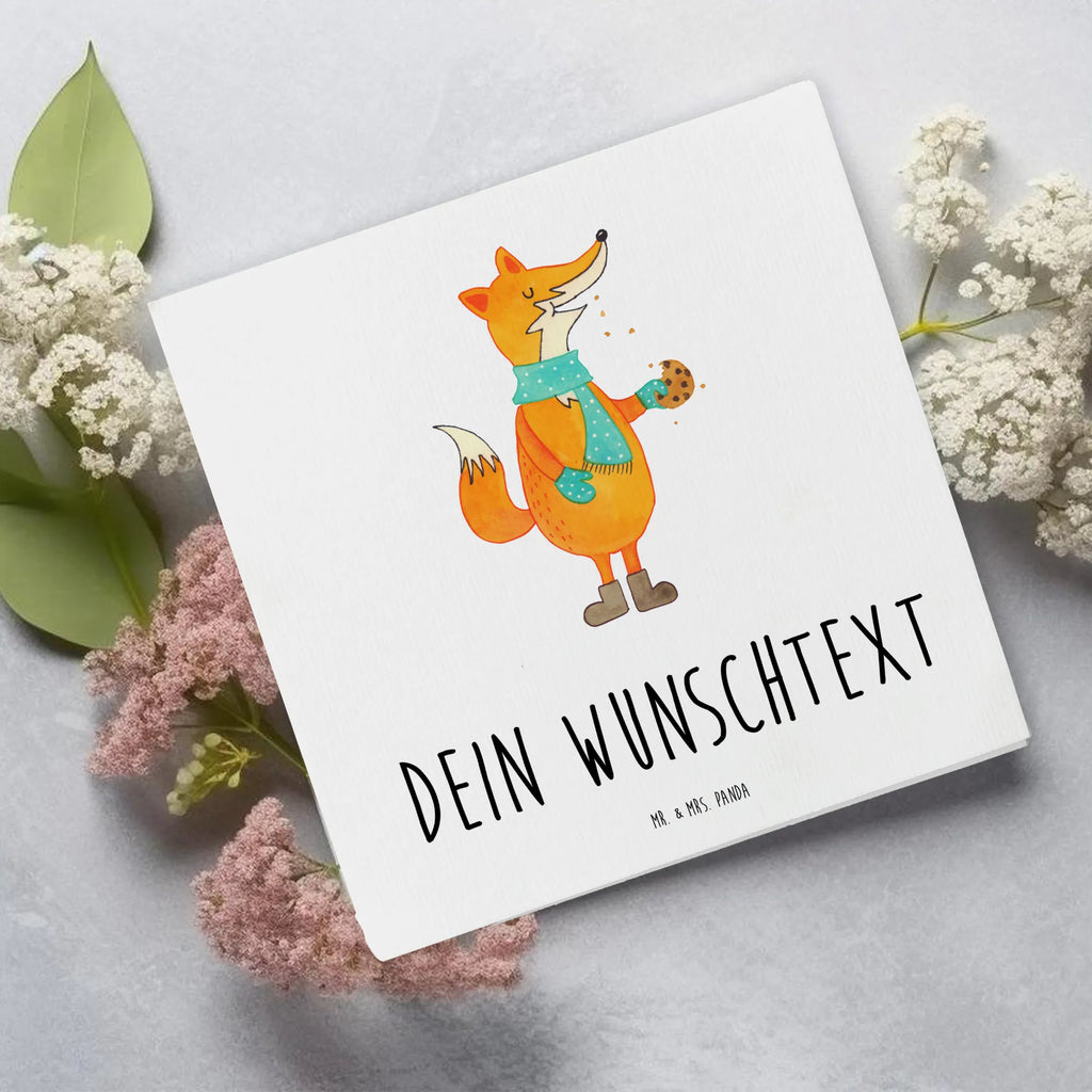 Personalisierte Deluxe Karte Fuchs Keks Grußkarte als Geldgeschenk, Personalisierte Grußkarte, Grußkarten personalisiert, Personalisierte Hochzeitskarte, Grußkarte mit persönlichen Nachrichten, Personalisierte Glückwunschkarte, Grußkarte selbst gestalten, Grußkarte selber drucken, Grußkarte mit Namen, Personalisierte Geburtstagskarte, Personalisierte Karte, Personalisiertere Klappkarte, Personalisierte Einladungskarte, Fuchs, Liebe, Plätzchen, Backen Spruch, Winter, Weihnachtszeit, Kekse, Küche Deko, Füchse