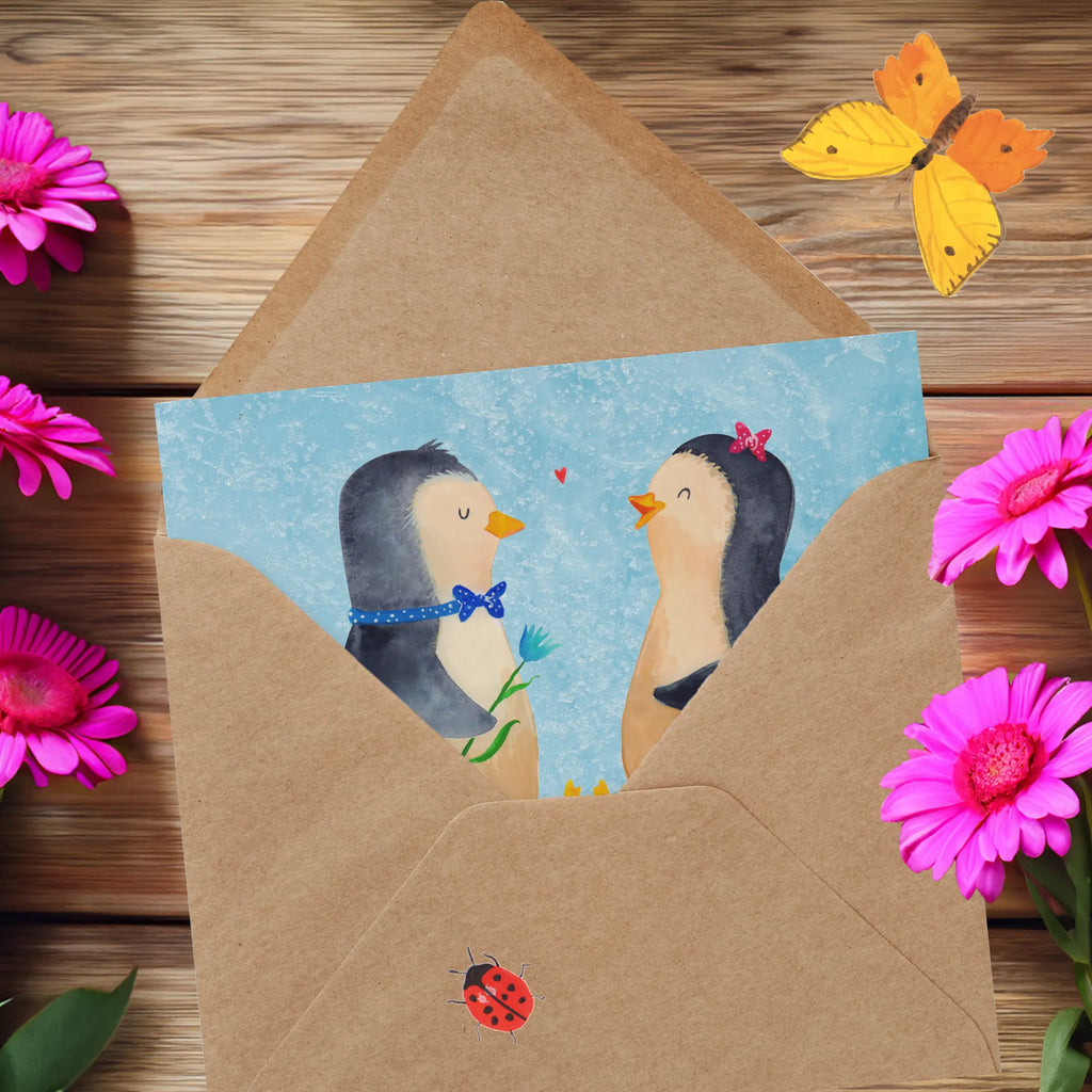 Personalisierte Deluxe Karte Pinguin Pärchen Personalisierte Hochzeitskarte, Grußkarte mit Namen, Grußkarte selbst gestalten, Grußkarte als Geldgeschenk, Grußkarte selber drucken, Personalisierte Geburtstagskarte, Personalisiertere Klappkarte, Personalisierte Glückwunschkarte, Personalisierte Karte, Personalisierte Grußkarte, Personalisierte Einladungskarte, Grußkarten personalisiert, Grußkarte mit persönlichen Nachrichten, Pinguin, Hochzeit, Liebe, Traumpaar, Verlobung, Jahrestag, Hochzeitstag, große Liebe, Liebespaar, Liebesbeweis, Pinguine, Liebesgeschenk, Hochzeitsgeschenk