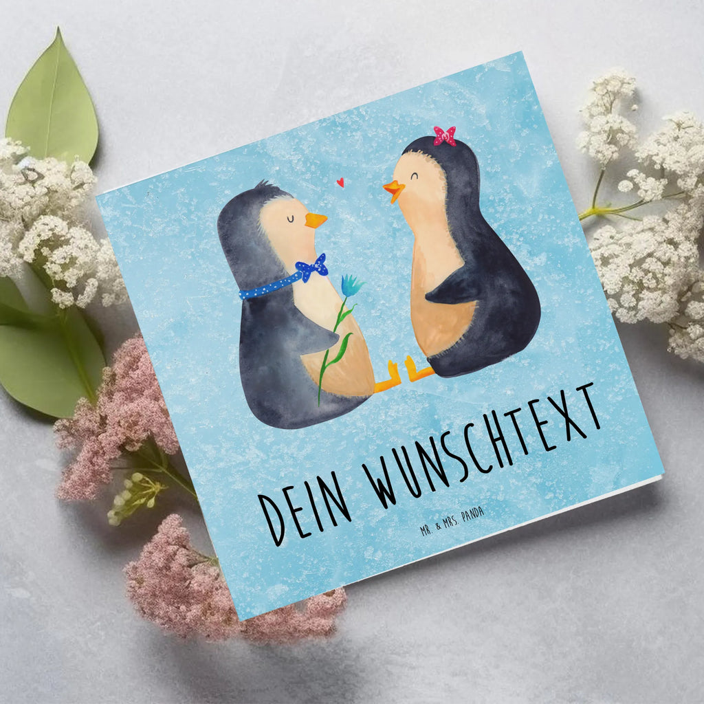 Personalisierte Deluxe Karte Pinguin Pärchen Personalisierte Hochzeitskarte, Grußkarte mit Namen, Grußkarte selbst gestalten, Grußkarte als Geldgeschenk, Grußkarte selber drucken, Personalisierte Geburtstagskarte, Personalisiertere Klappkarte, Personalisierte Glückwunschkarte, Personalisierte Karte, Personalisierte Grußkarte, Personalisierte Einladungskarte, Grußkarten personalisiert, Grußkarte mit persönlichen Nachrichten, Pinguin, Hochzeit, Liebe, Traumpaar, Verlobung, Jahrestag, Hochzeitstag, große Liebe, Liebespaar, Liebesbeweis, Pinguine, Liebesgeschenk, Hochzeitsgeschenk
