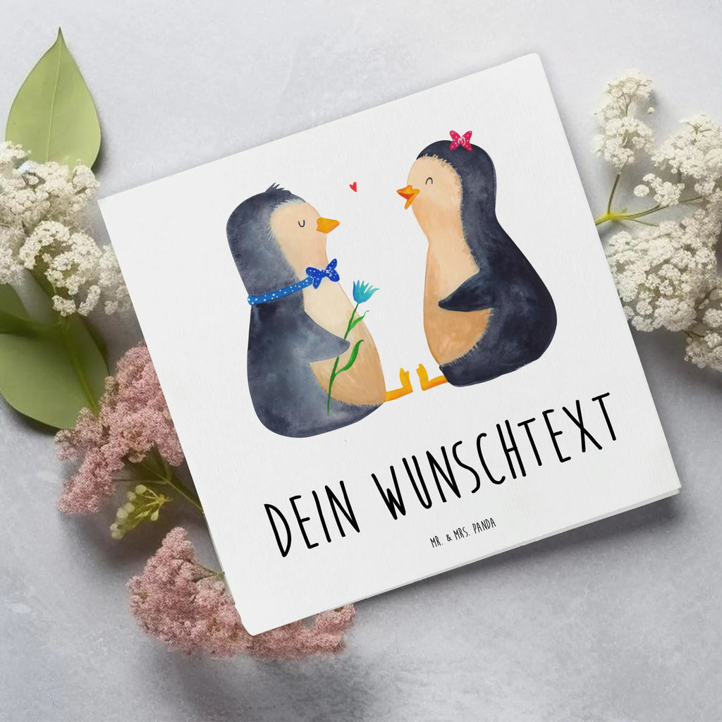 Personalisierte Deluxe Karte Pinguin Pärchen Personalisierte Hochzeitskarte, Grußkarte mit Namen, Grußkarte selbst gestalten, Grußkarte als Geldgeschenk, Grußkarte selber drucken, Personalisierte Geburtstagskarte, Personalisiertere Klappkarte, Personalisierte Glückwunschkarte, Personalisierte Karte, Personalisierte Grußkarte, Personalisierte Einladungskarte, Grußkarten personalisiert, Grußkarte mit persönlichen Nachrichten, Pinguin, Hochzeit, Liebe, Traumpaar, Verlobung, Jahrestag, Hochzeitstag, große Liebe, Liebespaar, Liebesbeweis, Pinguine, Liebesgeschenk, Hochzeitsgeschenk