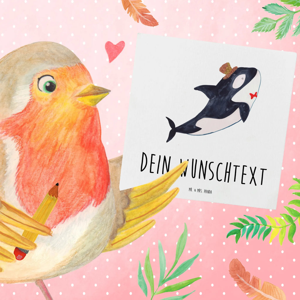 Personalisierte Deluxe Karte Orca Zylinder Grußkarte als Geldgeschenk, Grußkarte selbst gestalten, Personalisierte Karte, Personalisierte Hochzeitskarte, Grußkarte mit persönlichen Nachrichten, Grußkarten personalisiert, Personalisierte Einladungskarte, Personalisierte Glückwunschkarte, Personalisiertere Klappkarte, Personalisierte Grußkarte, Grußkarte mit Namen, Grußkarte selber drucken, Personalisierte Geburtstagskarte, Meerestiere, Meer, Urlaub, Fest, Fete, Glitzer, Glückwunsch, Konfetti, Glitter, Narwal, Orca, Feier, Geburtstag