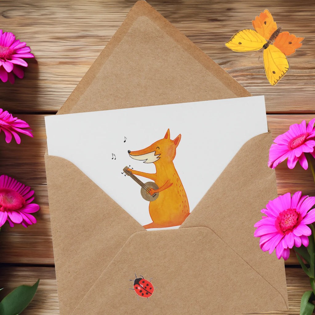 Personalisierte Deluxe Karte Fuchs Gitarre Grußkarte mit persönlichen Nachrichten, Grußkarte selbst gestalten, Grußkarten personalisiert, Personalisierte Geburtstagskarte, Personalisierte Karte, Personalisierte Glückwunschkarte, Grußkarte selber drucken, Personalisiertere Klappkarte, Grußkarte als Geldgeschenk, Personalisierte Hochzeitskarte, Personalisierte Grußkarte, Personalisierte Einladungskarte, Grußkarte mit Namen, Fuchs, Sänger, Gitarre, Musik Spruch, Sängerin, Geschenk Musiker, Füchse, Musikerin