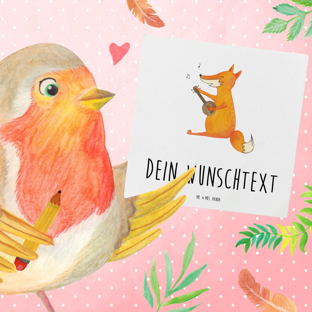 Personalisierte Deluxe Karte Fuchs Gitarre Grußkarte mit persönlichen Nachrichten, Grußkarte selbst gestalten, Grußkarten personalisiert, Personalisierte Geburtstagskarte, Personalisierte Karte, Personalisierte Glückwunschkarte, Grußkarte selber drucken, Personalisiertere Klappkarte, Grußkarte als Geldgeschenk, Personalisierte Hochzeitskarte, Personalisierte Grußkarte, Personalisierte Einladungskarte, Grußkarte mit Namen, Fuchs, Sänger, Gitarre, Musik Spruch, Sängerin, Geschenk Musiker, Füchse, Musikerin