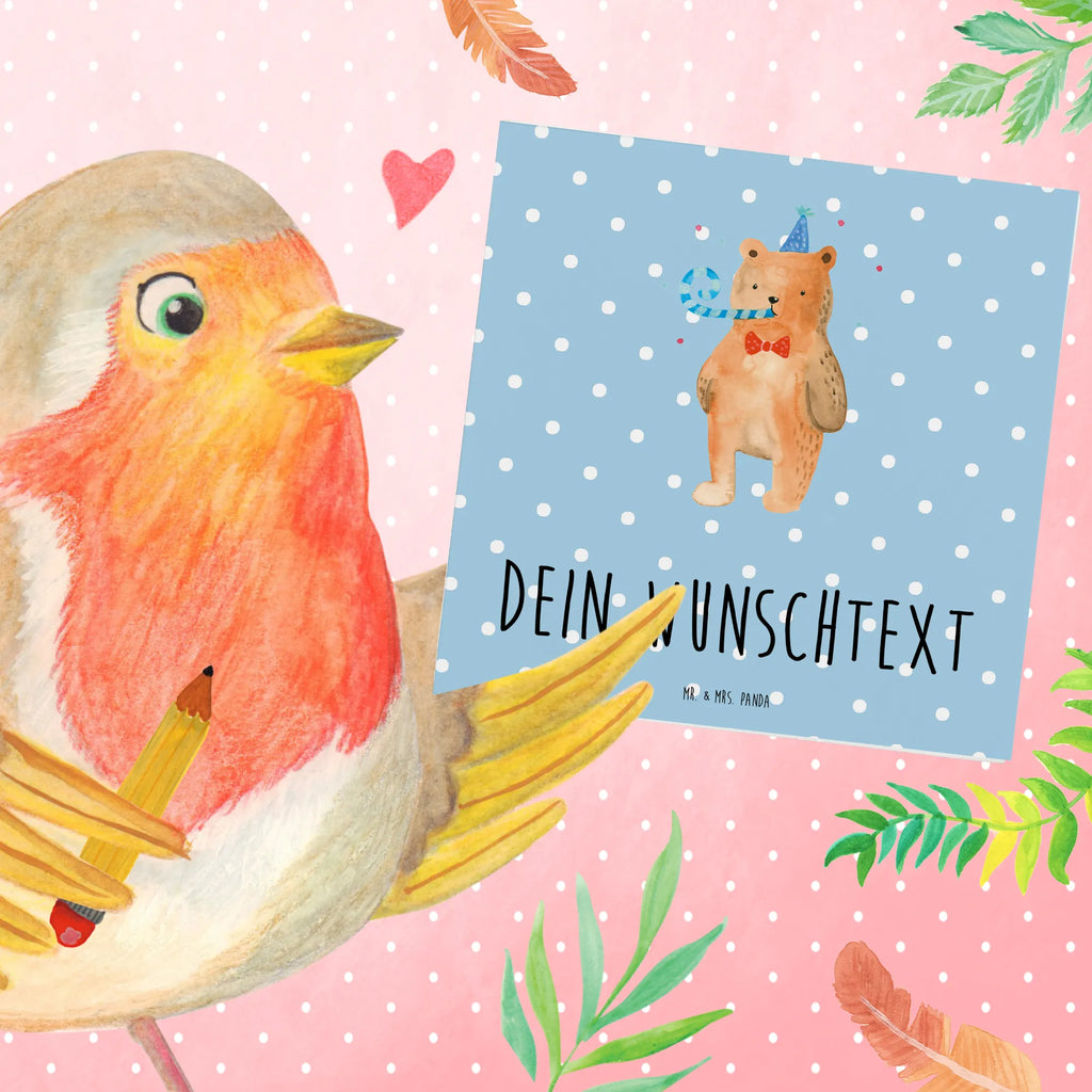 Personalized Deluxe Card bear Birthday Grußkarte als Geldgeschenk, Personalisierte Karte, Personalisierte Geburtstagskarte, Grußkarte mit persönlichen Nachrichten, Grußkarte selber drucken, Grußkarte mit Namen, Grußkarten personalisiert, Personalisierte Hochzeitskarte, Grußkarte selbst gestalten, Personalisierte Einladungskarte, Personalisiertere Klappkarte, Personalisierte Grußkarte, Personalisierte Glückwunschkarte, Bär, Teddy, Teddybär, Glückwunsch, Geburtstag, Happy Birthday, Alles Gute