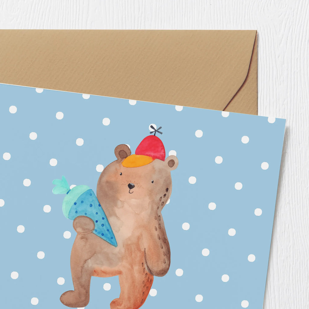 Personalized Deluxe Card bear School cone Personalisierte Glückwunschkarte, Personalisiertere Klappkarte, Grußkarte selbst gestalten, Personalisierte Einladungskarte, Grußkarte mit Namen, Personalisierte Grußkarte, Grußkarte als Geldgeschenk, Grußkarten personalisiert, Personalisierte Karte, Grußkarte mit persönlichen Nachrichten, Grußkarte selber drucken, Personalisierte Hochzeitskarte, Personalisierte Geburtstagskarte, Bär, Teddy, Teddybär, Schultüte, Bär Motiv, Schulanfang, Schulbeginn, Grundschule, Schule Geschenk, Erster Schultag Geschenk, Einschulung Geschenk