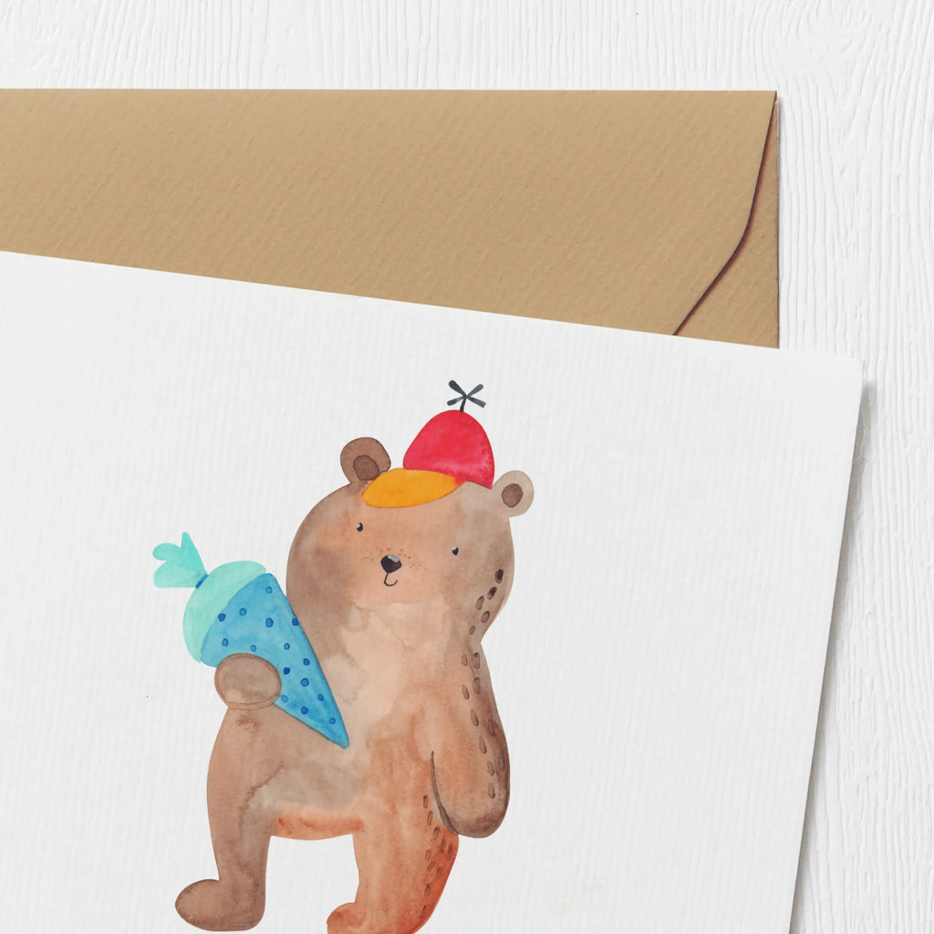 Personalized Deluxe Card bear School cone Personalisierte Glückwunschkarte, Personalisiertere Klappkarte, Grußkarte selbst gestalten, Personalisierte Einladungskarte, Grußkarte mit Namen, Personalisierte Grußkarte, Grußkarte als Geldgeschenk, Grußkarten personalisiert, Personalisierte Karte, Grußkarte mit persönlichen Nachrichten, Grußkarte selber drucken, Personalisierte Hochzeitskarte, Personalisierte Geburtstagskarte, Bär, Teddy, Teddybär, Schultüte, Bär Motiv, Schulanfang, Schulbeginn, Grundschule, Schule Geschenk, Erster Schultag Geschenk, Einschulung Geschenk