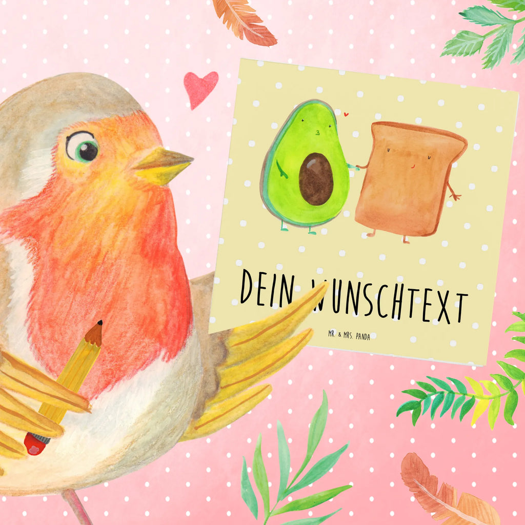 Personalisierte Deluxe Karte Avocado Toast Grußkarte selber drucken, Grußkarte selbst gestalten, Personalisierte Karte, Grußkarte als Geldgeschenk, Personalisierte Geburtstagskarte, Personalisierte Grußkarte, Personalisierte Glückwunschkarte, Personalisierte Einladungskarte, Grußkarte mit persönlichen Nachrichten, Personalisierte Hochzeitskarte, Personalisiertere Klappkarte, Grußkarten personalisiert, Grußkarte mit Namen, Avocado, Veggie, Vegan, Gesund, Freund, Liebespaar, Verlobt, Verlobungsparty, Jahrestag, Hochzeit, Toastbrot, Hochzeitsgeschenk, Pärchen, Toast, Jahrestagsgeschenk, Freundin