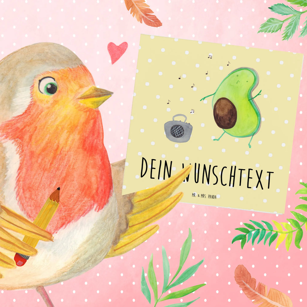 Personalized Deluxe Card avocado Dance Personalisierte Karte, Personalisierte Geburtstagskarte, Grußkarten personalisiert, Personalisierte Hochzeitskarte, Personalisierte Glückwunschkarte, Personalisierte Grußkarte, Grußkarte selbst gestalten, Grußkarte mit Namen, Grußkarte als Geldgeschenk, Personalisierte Einladungskarte, Grußkarte mit persönlichen Nachrichten, Personalisiertere Klappkarte, Grußkarte selber drucken, Avocado, Veggie, Vegan, Gesund