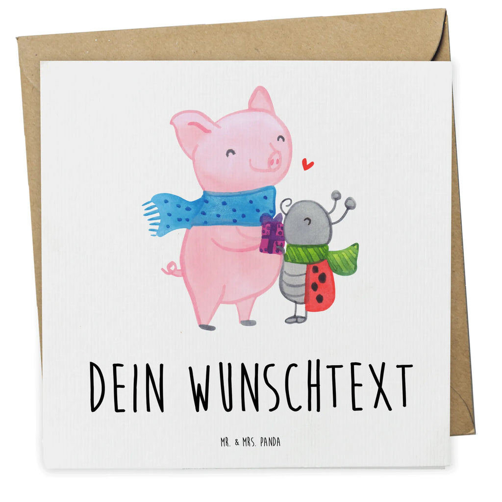 Personalized Deluxe Card Glow Pig Snuggle Personalisierte Hochzeitskarte, Personalisierte Karte, Grußkarte als Geldgeschenk, Personalisiertere Klappkarte, Grußkarte mit persönlichen Nachrichten, Personalisierte Grußkarte, Personalisierte Geburtstagskarte, Personalisierte Einladungskarte, Grußkarte mit Namen, Grußkarte selbst gestalten, Personalisierte Glückwunschkarte, Grußkarte selber drucken, Grußkarten personalisiert, Winter, Weihnachten, Weihnachtsdeko, Nikolaus, Advent, Heiligabend, Wintermotiv, Glühwein ist köstlich Spruch, Glühwein Liebhaber Geschenk, Handgezeichnetes Glühschwein, Smörle der stolze Marienkäfer, Kreatives Glühschwein Design, Herzliches Marienkäfer Motiv, Romantische Geschenkidee Glühwein, Winterlicher Glühwein Spruch, Marienkäfer in Winterkleidung, Süßer Marienkäfer gibt Geschenk