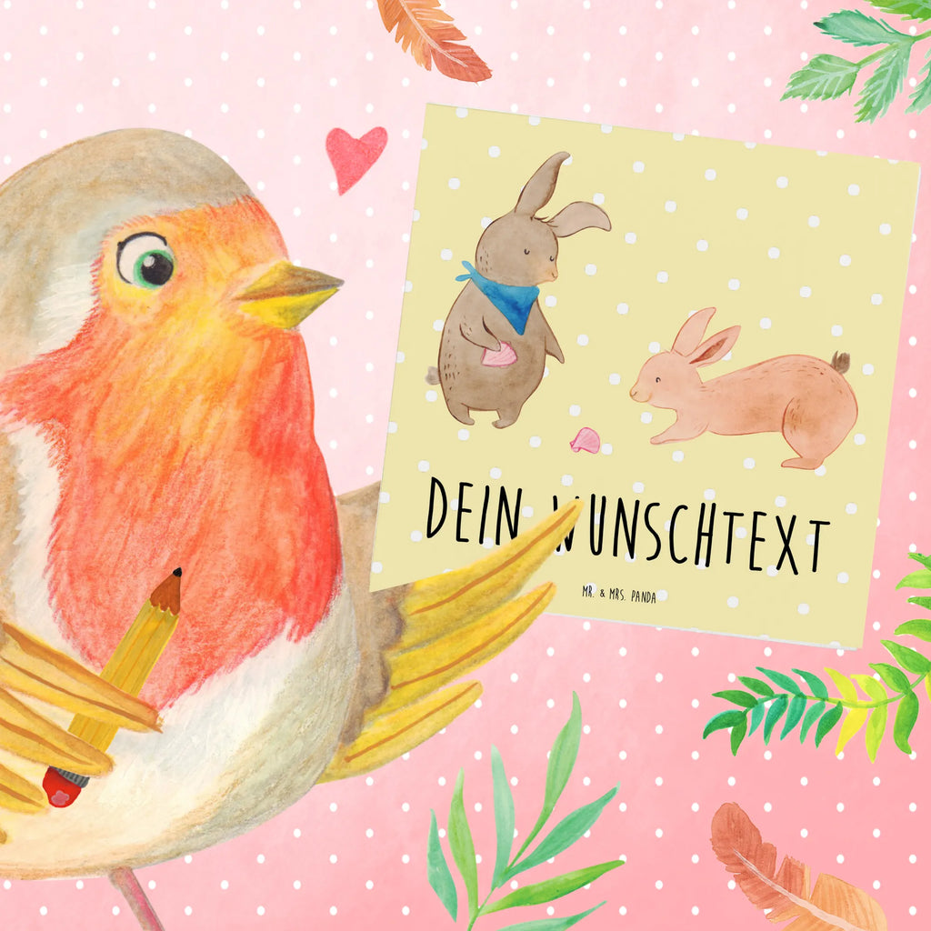 Personalized Deluxe Card Bunnies with seashell Personalisierte Geburtstagskarte, Personalisierte Einladungskarte, Personalisiertere Klappkarte, Grußkarte selbst gestalten, Grußkarte selber drucken, Grußkarte als Geldgeschenk, Personalisierte Glückwunschkarte, Grußkarten personalisiert, Personalisierte Hochzeitskarte, Grußkarte mit Namen, Personalisierte Grußkarte, Grußkarte mit persönlichen Nachrichten, Personalisierte Karte, Familie, Vatertag, Muttertag, Bruder, Schwester, Mama, Papa, Oma, Opa, BFF, Muscheln, beste Freundin, Freundinnen, Freundin, best friends, Hasen, Muscheln sammeln, Meer