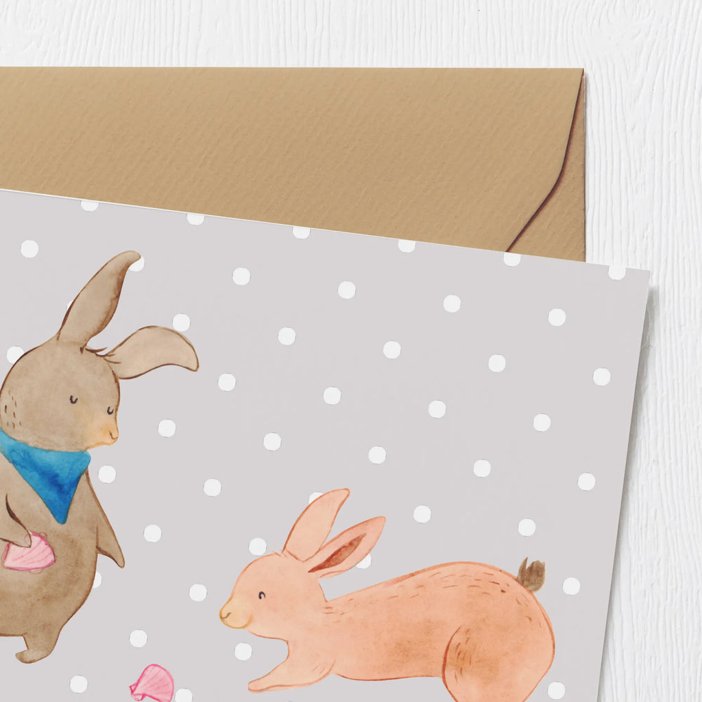 Personalized Deluxe Card Bunnies with seashell Personalisierte Geburtstagskarte, Personalisierte Einladungskarte, Personalisiertere Klappkarte, Grußkarte selbst gestalten, Grußkarte selber drucken, Grußkarte als Geldgeschenk, Personalisierte Glückwunschkarte, Grußkarten personalisiert, Personalisierte Hochzeitskarte, Grußkarte mit Namen, Personalisierte Grußkarte, Grußkarte mit persönlichen Nachrichten, Personalisierte Karte, Familie, Vatertag, Muttertag, Bruder, Schwester, Mama, Papa, Oma, Opa, BFF, Muscheln, beste Freundin, Freundinnen, Freundin, best friends, Hasen, Muscheln sammeln, Meer
