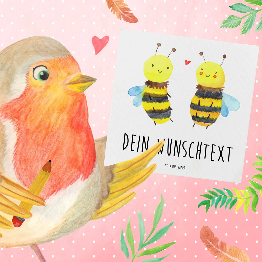 Personalized Deluxe Card bee In love Personalisierte Grußkarte, Personalisierte Karte, Personalisierte Geburtstagskarte, Grußkarte mit Namen, Grußkarten personalisiert, Grußkarte selbst gestalten, Personalisierte Einladungskarte, Grußkarte als Geldgeschenk, Personalisierte Glückwunschkarte, Personalisierte Hochzeitskarte, Personalisiertere Klappkarte, Grußkarte selber drucken, Grußkarte mit persönlichen Nachrichten, Biene, Wespe, Hummel
