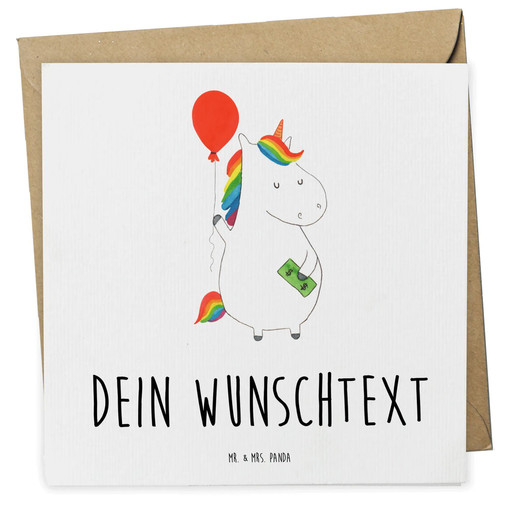 Personalisierte Deluxe Karte Einhorn Luftballon Personalisiertere Klappkarte, Grußkarte selber drucken, Grußkarte mit Namen, Grußkarten personalisiert, Personalisierte Karte, Grußkarte als Geldgeschenk, Personalisierte Glückwunschkarte, Personalisierte Einladungskarte, Personalisierte Hochzeitskarte, Grußkarte mit persönlichen Nachrichten, Personalisierte Grußkarte, Grußkarte selbst gestalten, Personalisierte Geburtstagskarte, Einhorn, Einhörner, Einhorn Deko, Unicorn, Geld, Freude, Freundin, Geschenk, Lebenslust, Luftballon