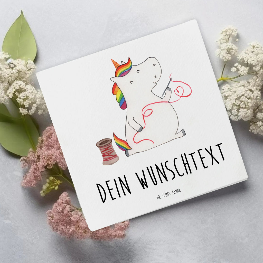 Personalized Deluxe Card unicorn seamstress Grußkarte selbst gestalten, Personalisierte Grußkarte, Personalisierte Glückwunschkarte, Grußkarten personalisiert, Grußkarte selber drucken, Personalisierte Karte, Personalisiertere Klappkarte, Personalisierte Hochzeitskarte, Grußkarte mit persönlichen Nachrichten, Grußkarte als Geldgeschenk, Personalisierte Einladungskarte, Personalisierte Geburtstagskarte, Grußkarte mit Namen, Einhorn, Einhörner, Einhorn Deko, Unicorn, Freundin, Nähzimmer, Stricken, basteln, Näherin, Häkeln, nähen, Mädchen