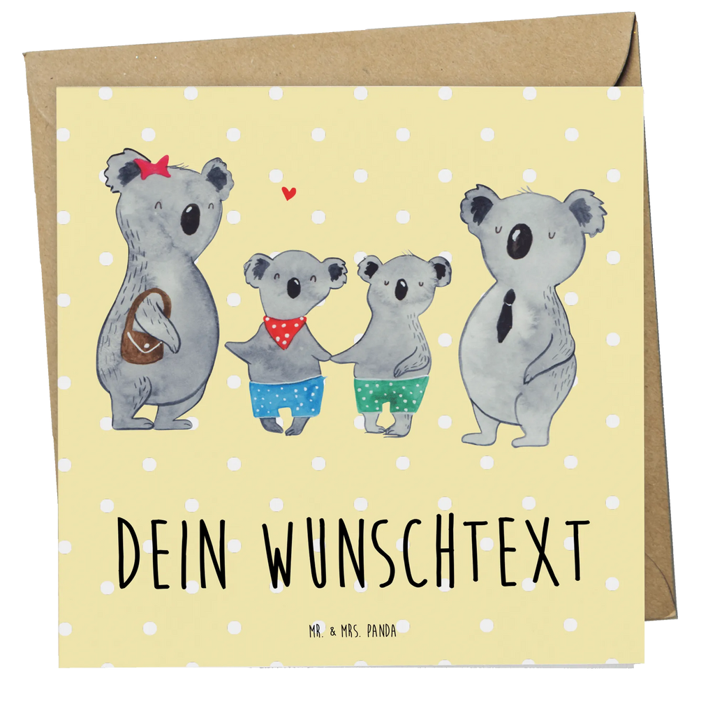 Personalisierte Deluxe Karte Koala Familie zwei Grußkarte als Geldgeschenk, Personalisierte Geburtstagskarte, Personalisierte Glückwunschkarte, Personalisierte Hochzeitskarte, Grußkarte mit persönlichen Nachrichten, Grußkarte selbst gestalten, Grußkarten personalisiert, Personalisierte Einladungskarte, Personalisiertere Klappkarte, Grußkarte mit Namen, Personalisierte Karte, Personalisierte Grußkarte, Grußkarte selber drucken, Familie, Vatertag, Muttertag, Bruder, Schwester, Mama, Papa, Oma, Opa, Koalabär, Lieblingsfamilie, Koalafamilie, Familienleben, beste Familie, Koala, Familienzeit