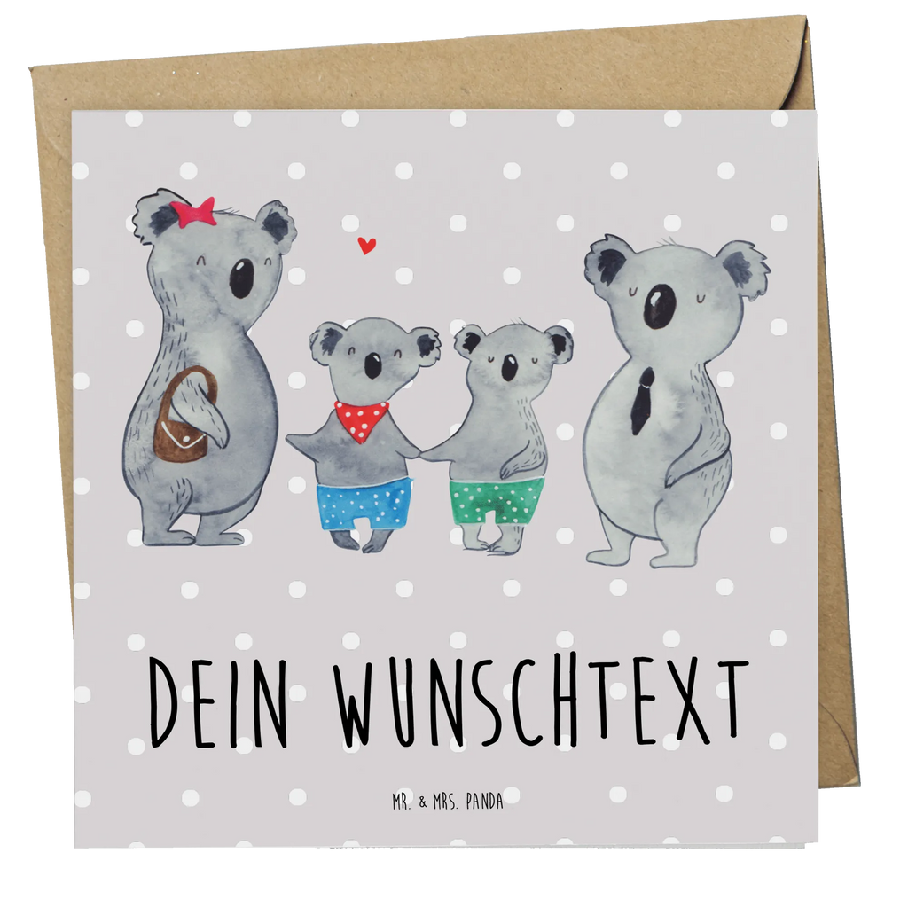 Personalisierte Deluxe Karte Koala Familie zwei Grußkarte als Geldgeschenk, Personalisierte Geburtstagskarte, Personalisierte Glückwunschkarte, Personalisierte Hochzeitskarte, Grußkarte mit persönlichen Nachrichten, Grußkarte selbst gestalten, Grußkarten personalisiert, Personalisierte Einladungskarte, Personalisiertere Klappkarte, Grußkarte mit Namen, Personalisierte Karte, Personalisierte Grußkarte, Grußkarte selber drucken, Familie, Vatertag, Muttertag, Bruder, Schwester, Mama, Papa, Oma, Opa, Koalabär, Lieblingsfamilie, Koalafamilie, Familienleben, beste Familie, Koala, Familienzeit