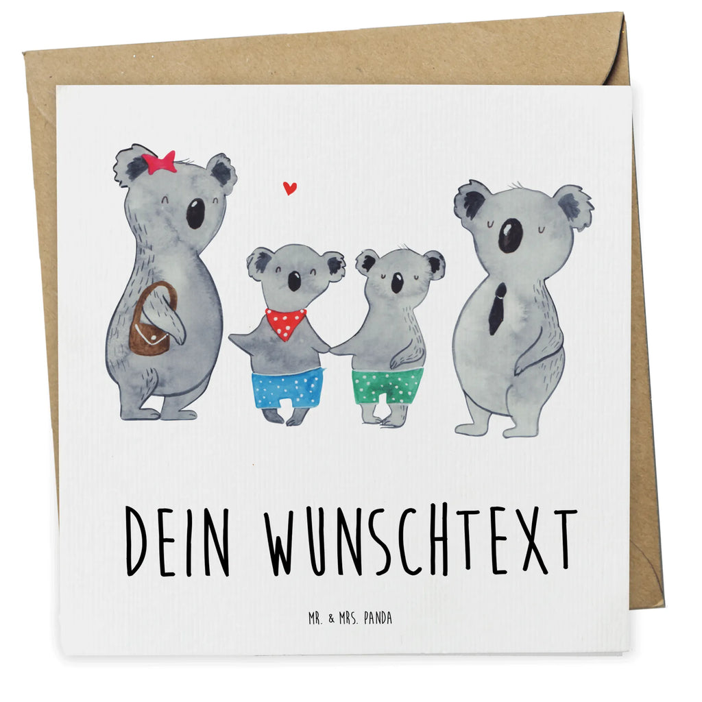 Personalisierte Deluxe Karte Koala Familie zwei Grußkarte als Geldgeschenk, Personalisierte Geburtstagskarte, Personalisierte Glückwunschkarte, Personalisierte Hochzeitskarte, Grußkarte mit persönlichen Nachrichten, Grußkarte selbst gestalten, Grußkarten personalisiert, Personalisierte Einladungskarte, Personalisiertere Klappkarte, Grußkarte mit Namen, Personalisierte Karte, Personalisierte Grußkarte, Grußkarte selber drucken, Familie, Vatertag, Muttertag, Bruder, Schwester, Mama, Papa, Oma, Opa, Koalabär, Lieblingsfamilie, Koalafamilie, Familienleben, beste Familie, Koala, Familienzeit