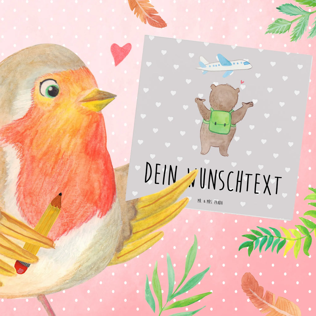 Personalisierte Deluxe Karte Bär Flugzeug Grußkarte selbst gestalten, Personalisierte Karte, Personalisierte Hochzeitskarte, Grußkarte mit persönlichen Nachrichten, Grußkarte selber drucken, Personalisiertere Klappkarte, Personalisierte Glückwunschkarte, Grußkarten personalisiert, Personalisierte Geburtstagskarte, Personalisierte Einladungskarte, Personalisierte Grußkarte, Grußkarte mit Namen, Grußkarte als Geldgeschenk, Liebe, Partner, Freund, Freundin, Ehemann, Ehefrau, Heiraten, Verlobung, Heiratsantrag, Liebesgeschenk, Jahrestag, Hocheitstag, Geschenk für Partner, für Ehemann, Liebesbeweis, Mitbringsel, Hochzeitstag, Geschenk für Frauen, Valentinstag, Geschenk für Freundin, für Männer