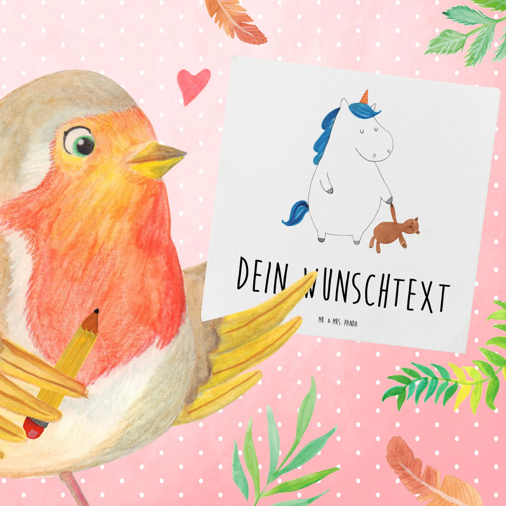 Personalized Deluxe Card unicorn teddy Personalisierte Hochzeitskarte, Grußkarte selber drucken, Personalisierte Einladungskarte, Personalisierte Geburtstagskarte, Personalisierte Glückwunschkarte, Grußkarte selbst gestalten, Personalisierte Karte, Grußkarten personalisiert, Personalisiertere Klappkarte, Grußkarte mit persönlichen Nachrichten, Grußkarte mit Namen, Grußkarte als Geldgeschenk, Personalisierte Grußkarte, Einhorn, Einhörner, Einhorn Deko, Unicorn, Träumen, gute Nacht, Singleleben, schlafen, Bett, Single, Freundin