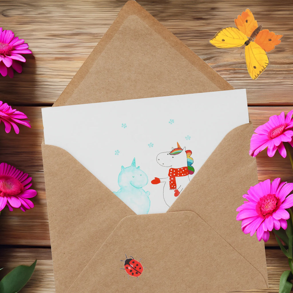 Personalisierte Deluxe Karte Einhorn Schneemann Personalisierte Grußkarte, Grußkarte mit persönlichen Nachrichten, Personalisierte Glückwunschkarte, Grußkarte selbst gestalten, Grußkarte als Geldgeschenk, Personalisiertere Klappkarte, Personalisierte Hochzeitskarte, Personalisierte Geburtstagskarte, Grußkarte selber drucken, Grußkarte mit Namen, Grußkarten personalisiert, Personalisierte Karte, Personalisierte Einladungskarte, Einhorn, Einhörner, Einhorn Deko, Unicorn, Mütze, Weihnachten, Winter, Schnee, kalt, Kuchen, Handschuhe, X-Mas, Schneemann