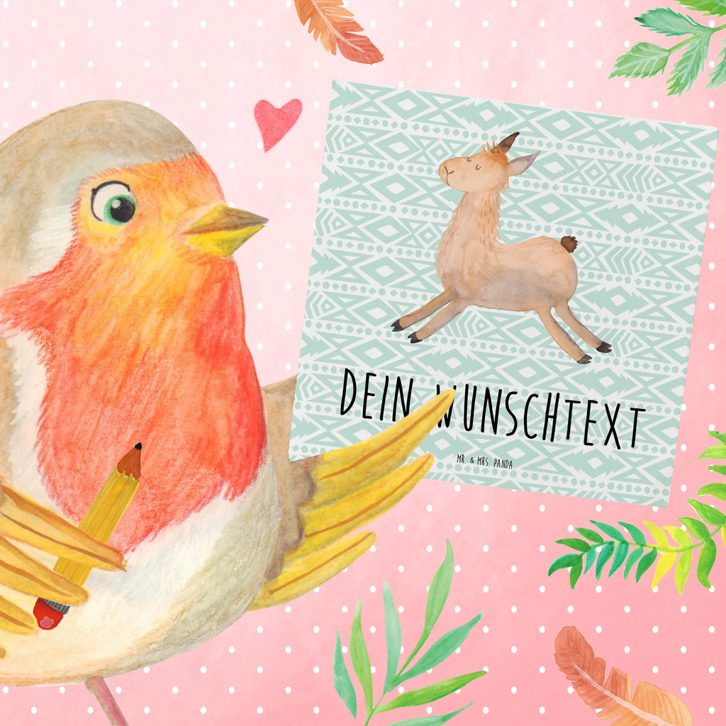 Personalisierte Deluxe Karte Lama Springen Grußkarte als Geldgeschenk, Grußkarte selbst gestalten, Personalisierte Glückwunschkarte, Grußkarte mit Namen, Personalisierte Einladungskarte, Personalisiertere Klappkarte, Personalisierte Karte, Personalisierte Geburtstagskarte, Grußkarte mit persönlichen Nachrichten, Personalisierte Grußkarte, Personalisierte Hochzeitskarte, Grußkarten personalisiert, Grußkarte selber drucken, Lama, Alpaka, Glück, Lieblingstag, guten Morgen, Prüfung, Happy day, Lamas, Neustart, Freundin, Start, fröhlich, Abitur, Liebeskummer