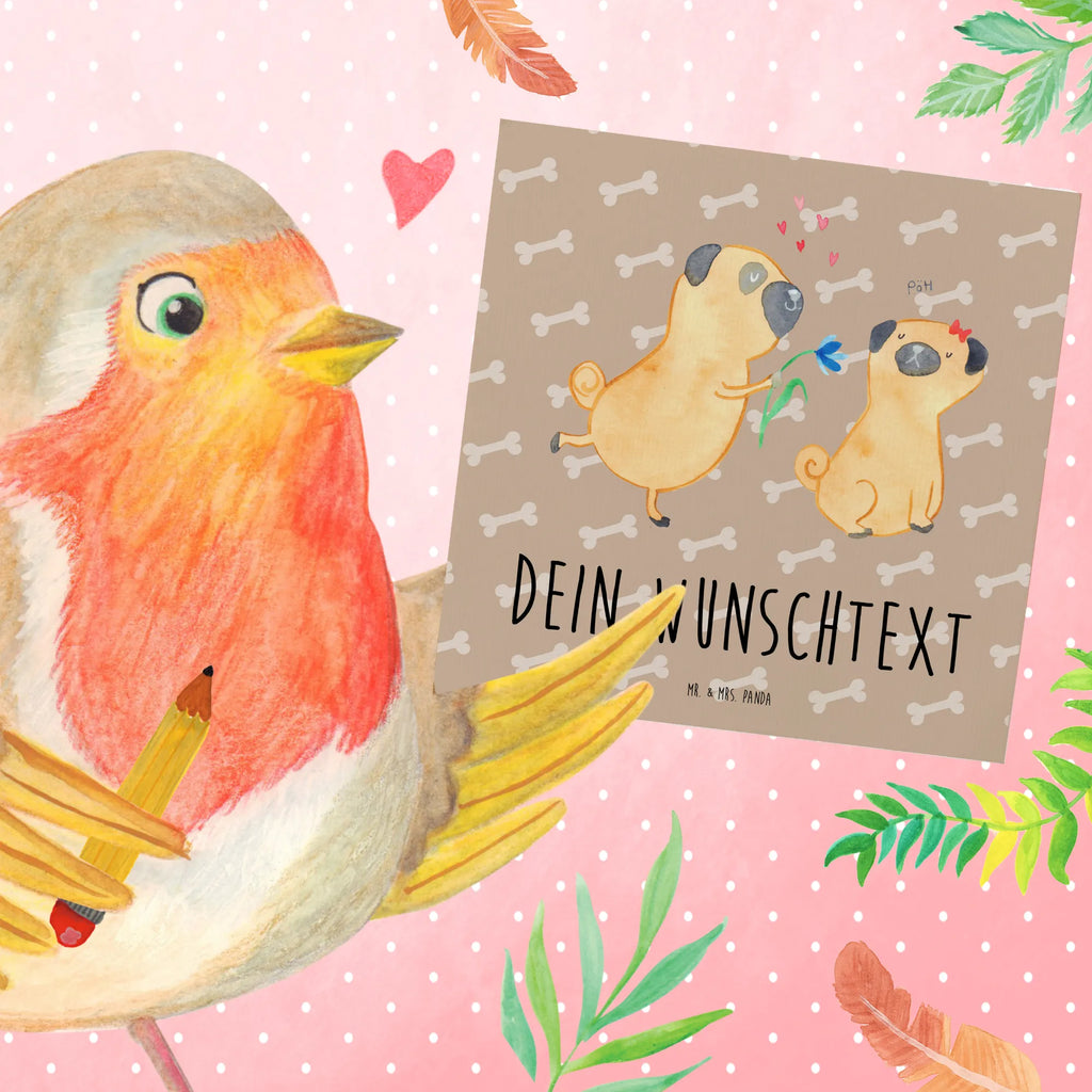 Personalisierte Deluxe Karte Mops Verliebt Grußkarte als Geldgeschenk, Grußkarte mit Namen, Personalisierte Geburtstagskarte, Personalisierte Glückwunschkarte, Personalisierte Grußkarte, Grußkarte mit persönlichen Nachrichten, Personalisierte Hochzeitskarte, Grußkarten personalisiert, Grußkarte selber drucken, Personalisierte Karte, Personalisierte Einladungskarte, Personalisiertere Klappkarte, Grußkarte selbst gestalten, Hund, Hundemotiv, Haustier, Hunderasse, Tierliebhaber, Hundebesitzer, Sprüche, Hundeliebe, Liebesspruch. Verlobt, Geschenk Freund, verliebt, Partner, Möpse, Mops, Liebe