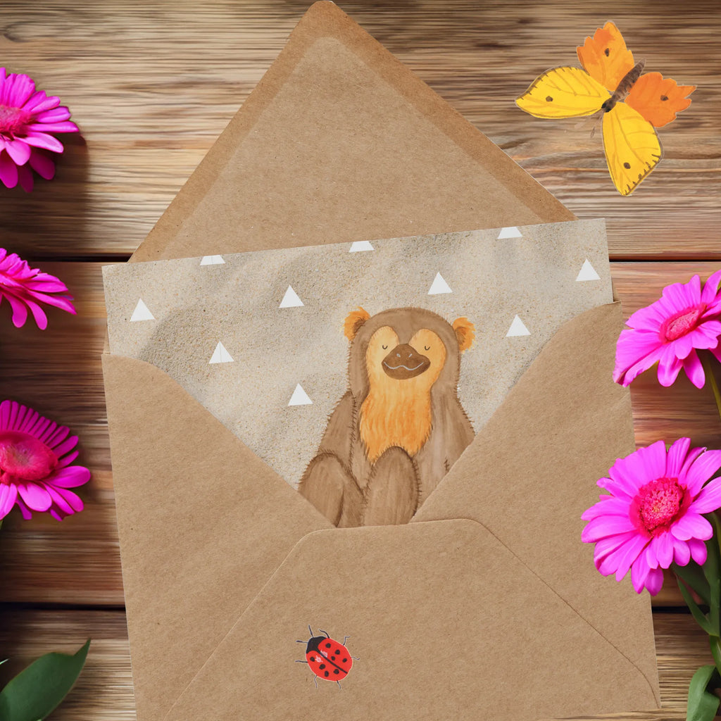 Personalized Deluxe Card Monkey Grußkarte mit Namen, Personalisierte Glückwunschkarte, Grußkarte selbst gestalten, Personalisierte Hochzeitskarte, Personalisierte Geburtstagskarte, Personalisiertere Klappkarte, Grußkarte mit persönlichen Nachrichten, Grußkarte selber drucken, Grußkarte als Geldgeschenk, Personalisierte Karte, Personalisierte Einladungskarte, Personalisierte Grußkarte, Grußkarten personalisiert, Afrika, Wildtiere, Motivation, Affen, Selbstliebe, Selbstachtung, Respekt, Liebe, Selfcare, Äffchen, Affe, Selbstbewusstsein