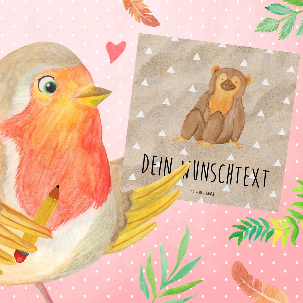 Personalized Deluxe Card Monkey Grußkarte mit Namen, Personalisierte Glückwunschkarte, Grußkarte selbst gestalten, Personalisierte Hochzeitskarte, Personalisierte Geburtstagskarte, Personalisiertere Klappkarte, Grußkarte mit persönlichen Nachrichten, Grußkarte selber drucken, Grußkarte als Geldgeschenk, Personalisierte Karte, Personalisierte Einladungskarte, Personalisierte Grußkarte, Grußkarten personalisiert, Afrika, Wildtiere, Motivation, Affen, Selbstliebe, Selbstachtung, Respekt, Liebe, Selfcare, Äffchen, Affe, Selbstbewusstsein